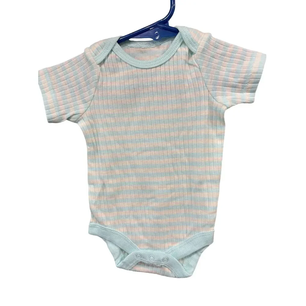$1 Blue and White Striped Onesie - Member's Mark - NB